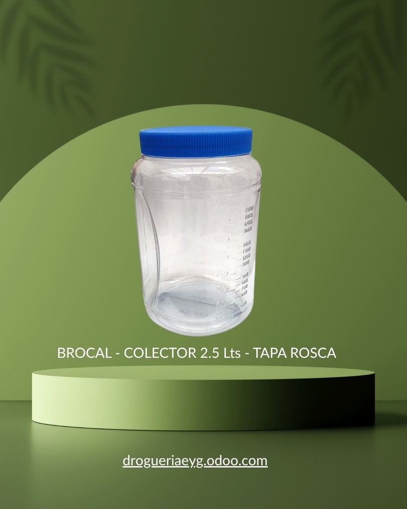 BROCAL - COLECTOR 2.5 Lts - TAPA ROSCA 