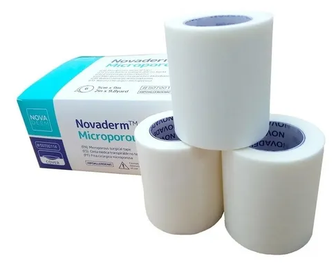 CINTA MICROPORE 5 CM X 9 M X 6 UN - NOVADERM 