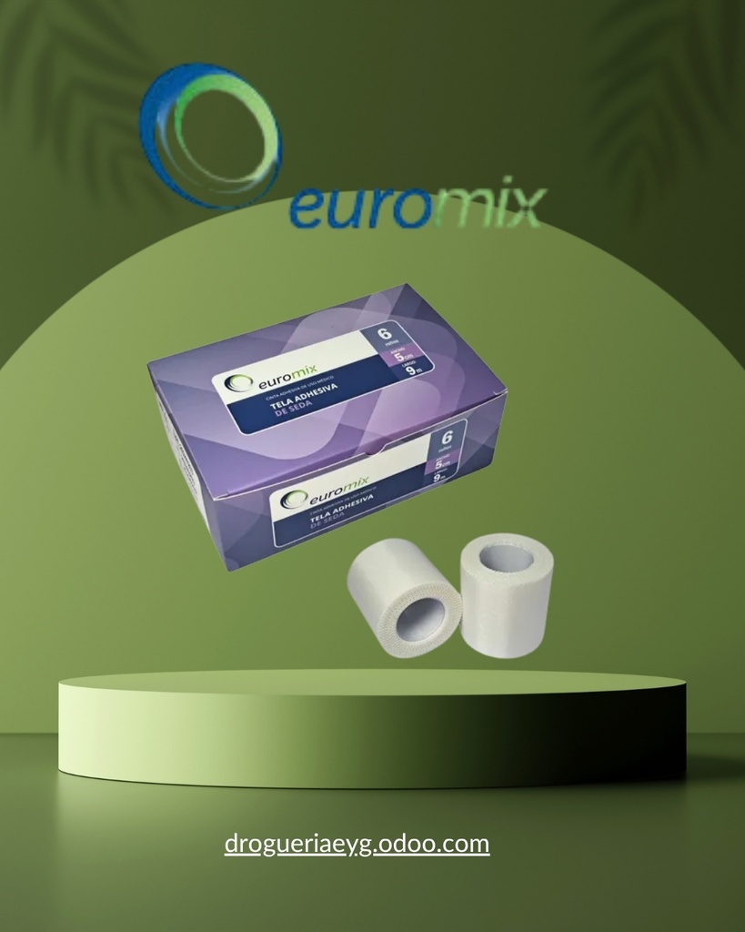 CINTA TRANSPORE 5CM. X 9MTS. X 6 UNID. - EUROMIX