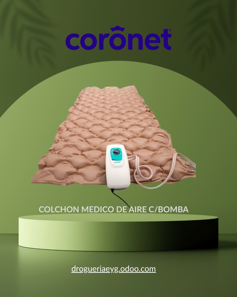 COLCHON MEDICO DE AIRE C/BOMBA - CORONET 