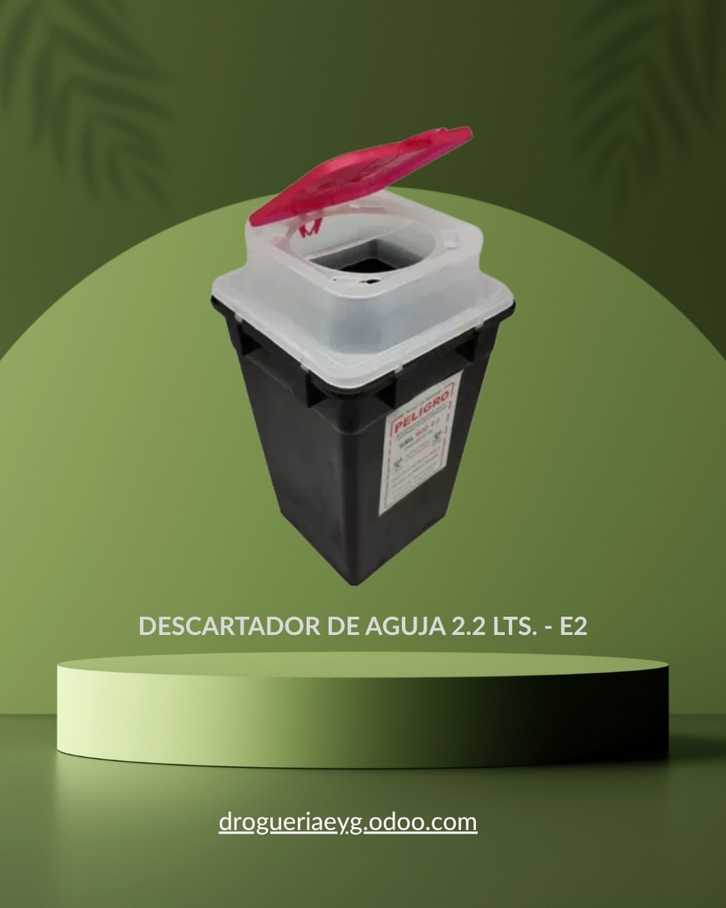 DESCARTADOR DE AGUJA 2.2 LTS. - E2