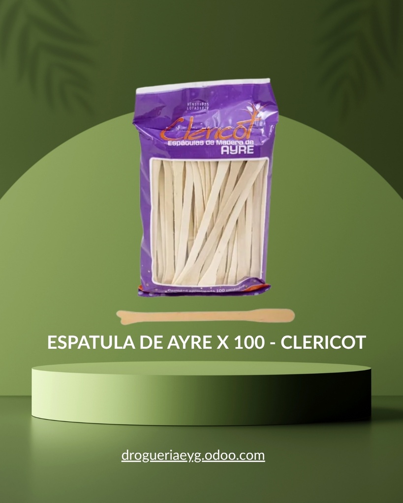 ESPATULA DE AYRE X 100 - CLERICOT 