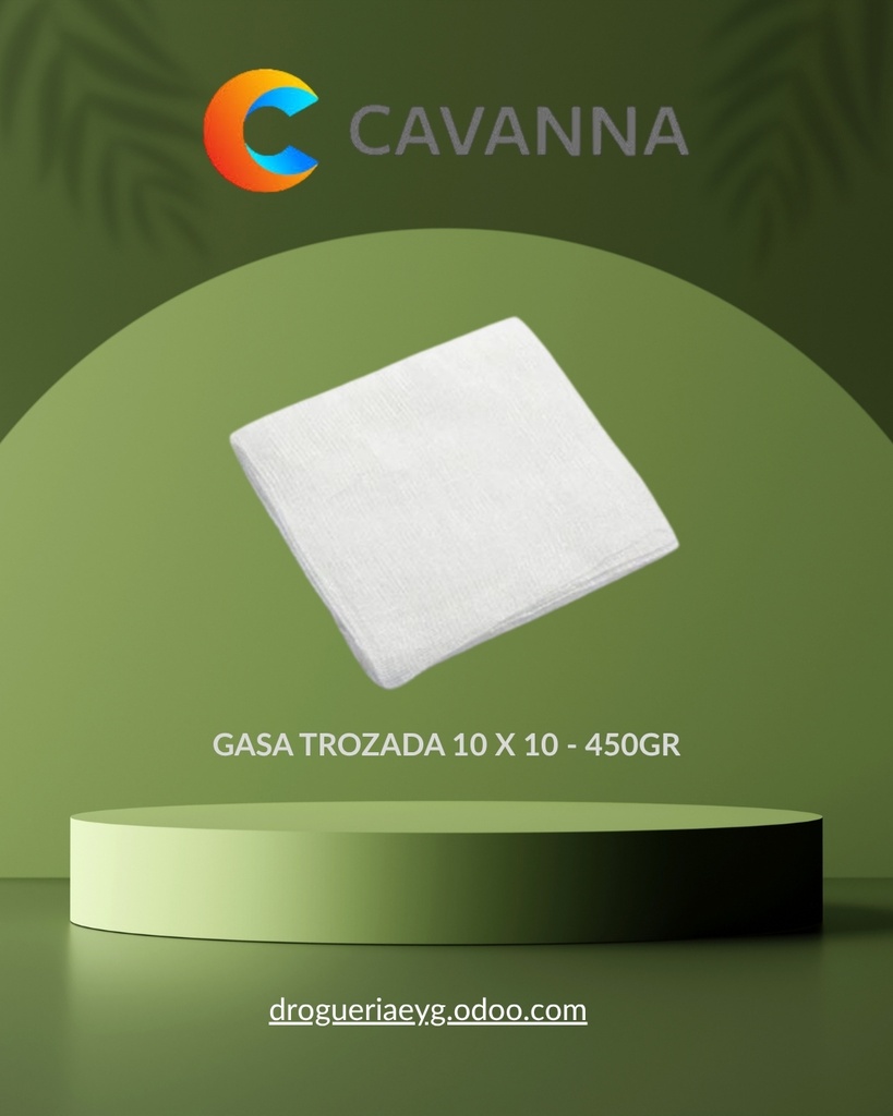 GASA TROZADA 10 X 10 - 450GR - CAVANNA