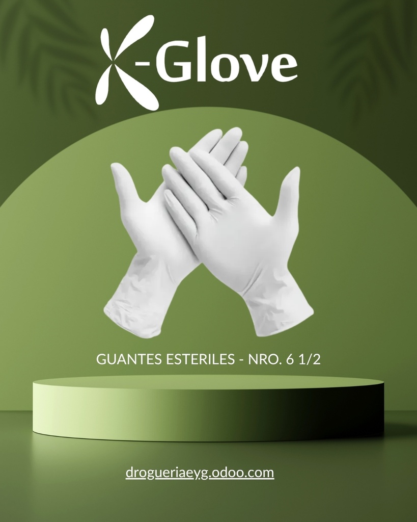 GUANTES ESTERILES - NRO. 6 1/2 - GLOVE.