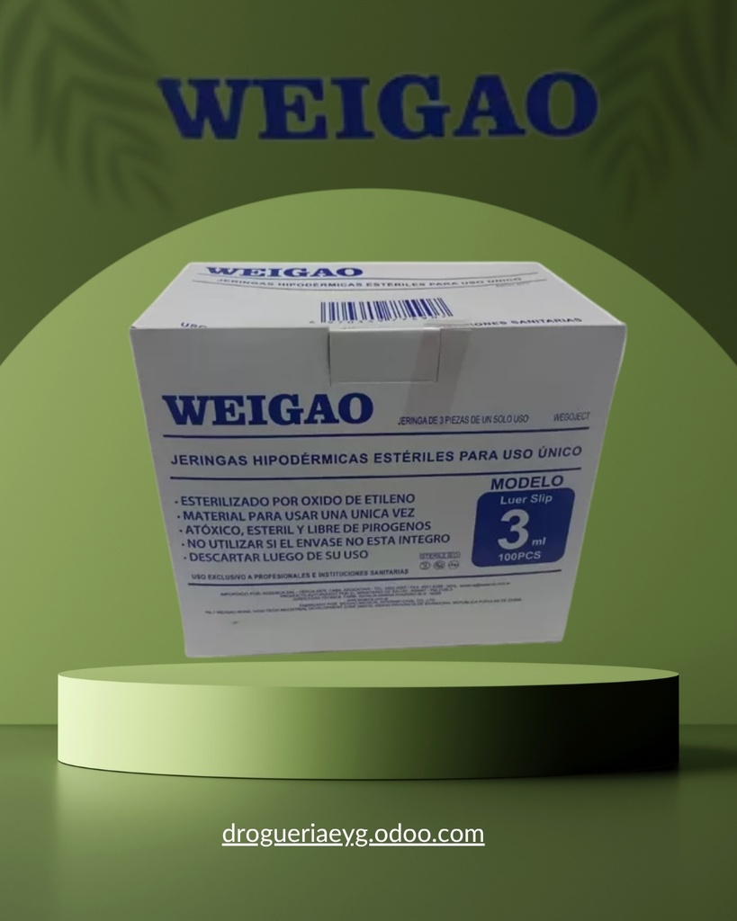 JERINGA 3 ml - S/A - WEIGAO