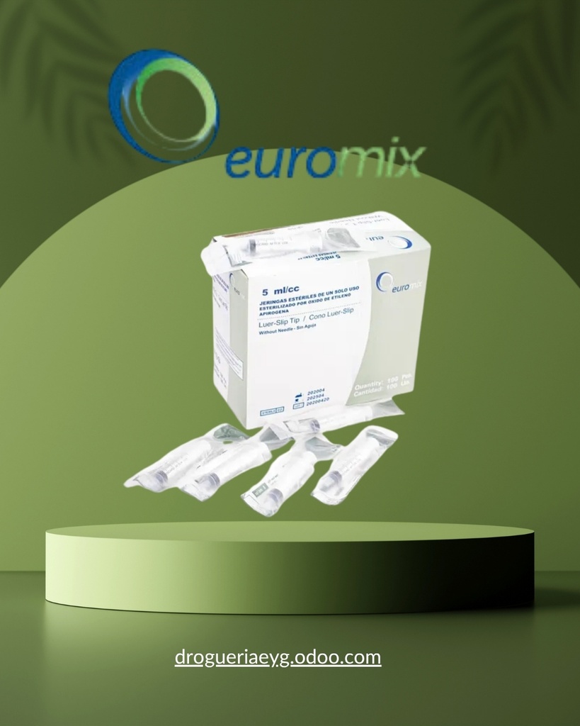 JERINGA 5 ml - C/A 40/8 - EUROMIX