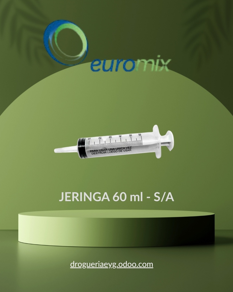 JERINGA 60 ml - S/A - EUROMIX 