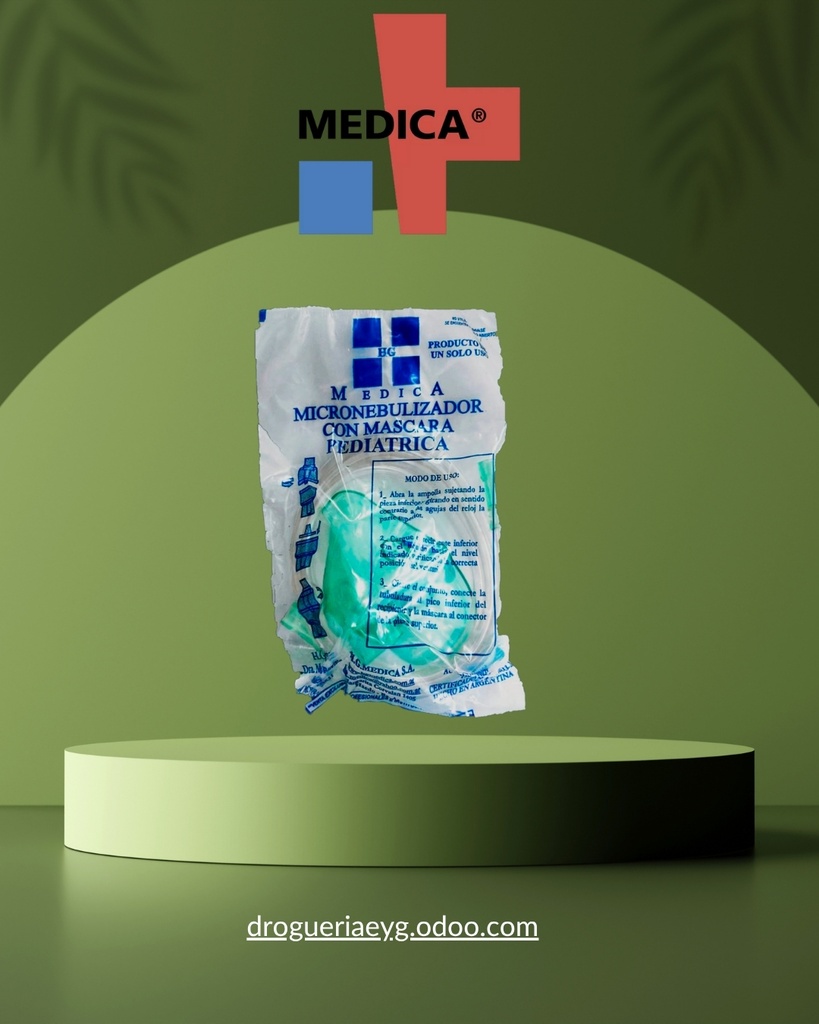 MICRONEBULIDAZOR   - PEDIATRICO C/MASCARA ALARGADO - MEDICA 