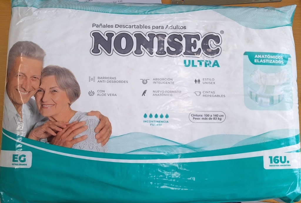 PAÑAL ANATOMICO ULTRA "EG" x 16 - NONISEC 