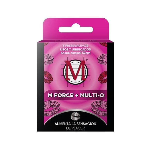 PRESERVATIVO LUBRICADOS MULTI-O X 3 UNI - GENOMMA 