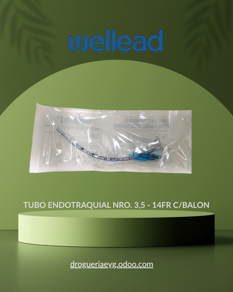 TUBO ENDOTRAQUIAL NRO. 3,5 - 14FR C/BALON - WELL LEAD 