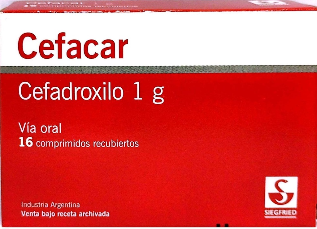 CEFACAR - 1000 mg comp.x 16 - Siegfried