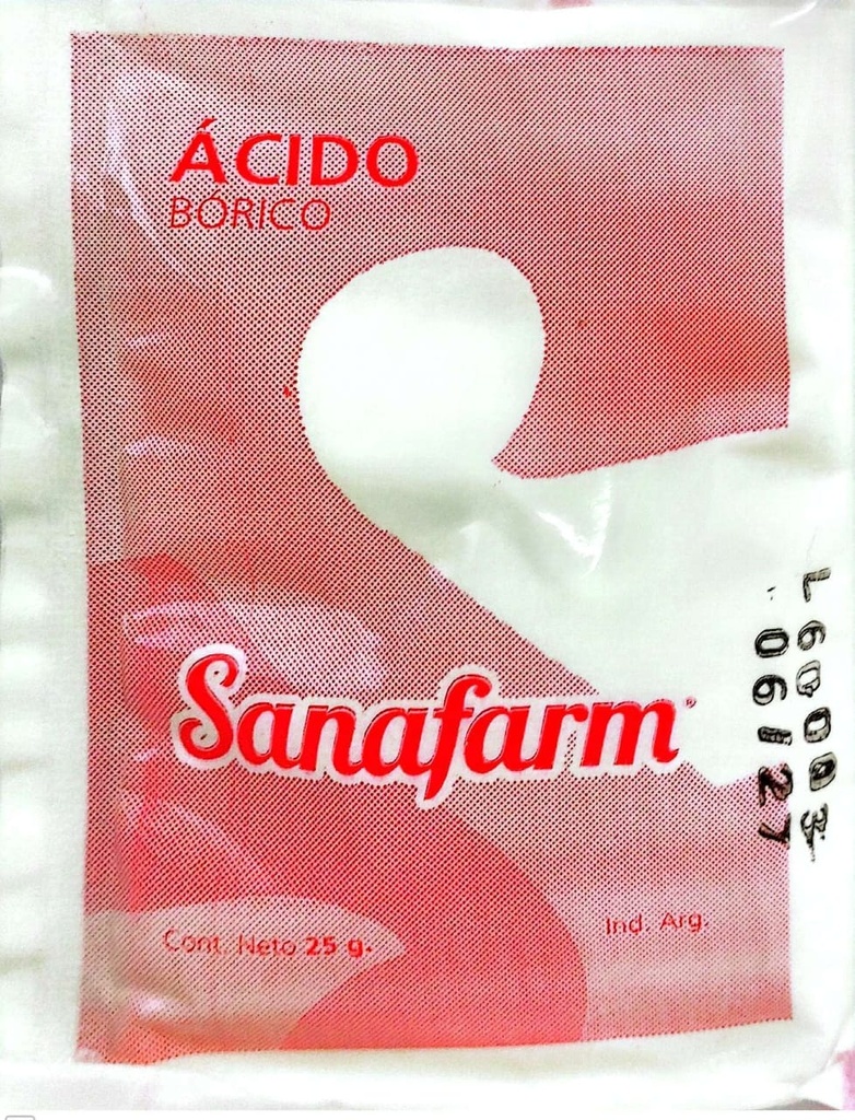 ACIDO BORICO SOBRE X 25 GR - SANAFARM 
