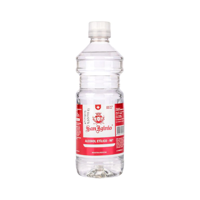 ALCOHOL 96% SAN IGINIO X 500 ML.