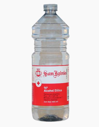 ALCOHOL 96% X 1 LTS. -SAN IGINIO