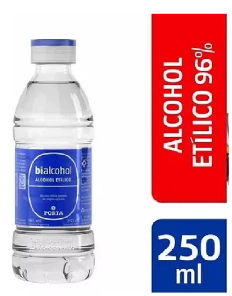 ALCOHOL MEDICINAL 96% 250 ML - PORTA HNOS