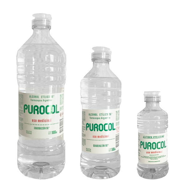 ALCOHOL PUROCOL 96% X 500 CC - FRADEALCO