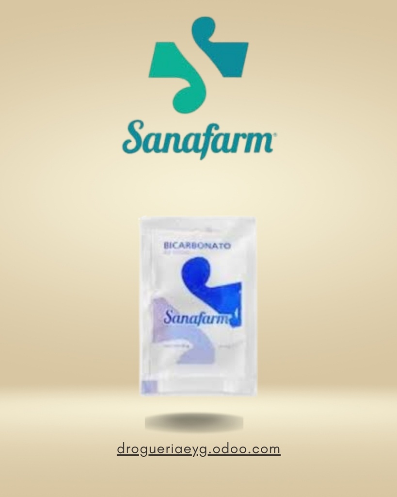 BICARBONATO DE SODIO SOBRE X 25 GR - SANAFARM 
