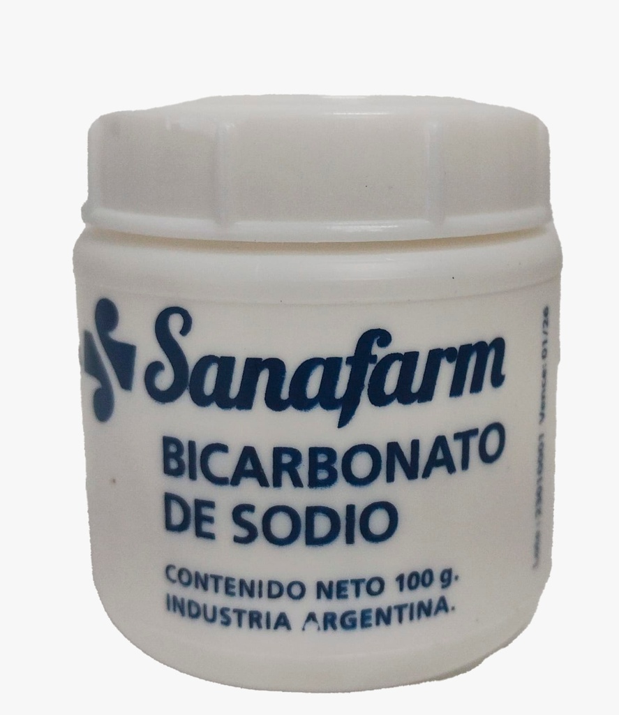BICARBONATO DE SODIO X 100GR. - SANAFARM 
