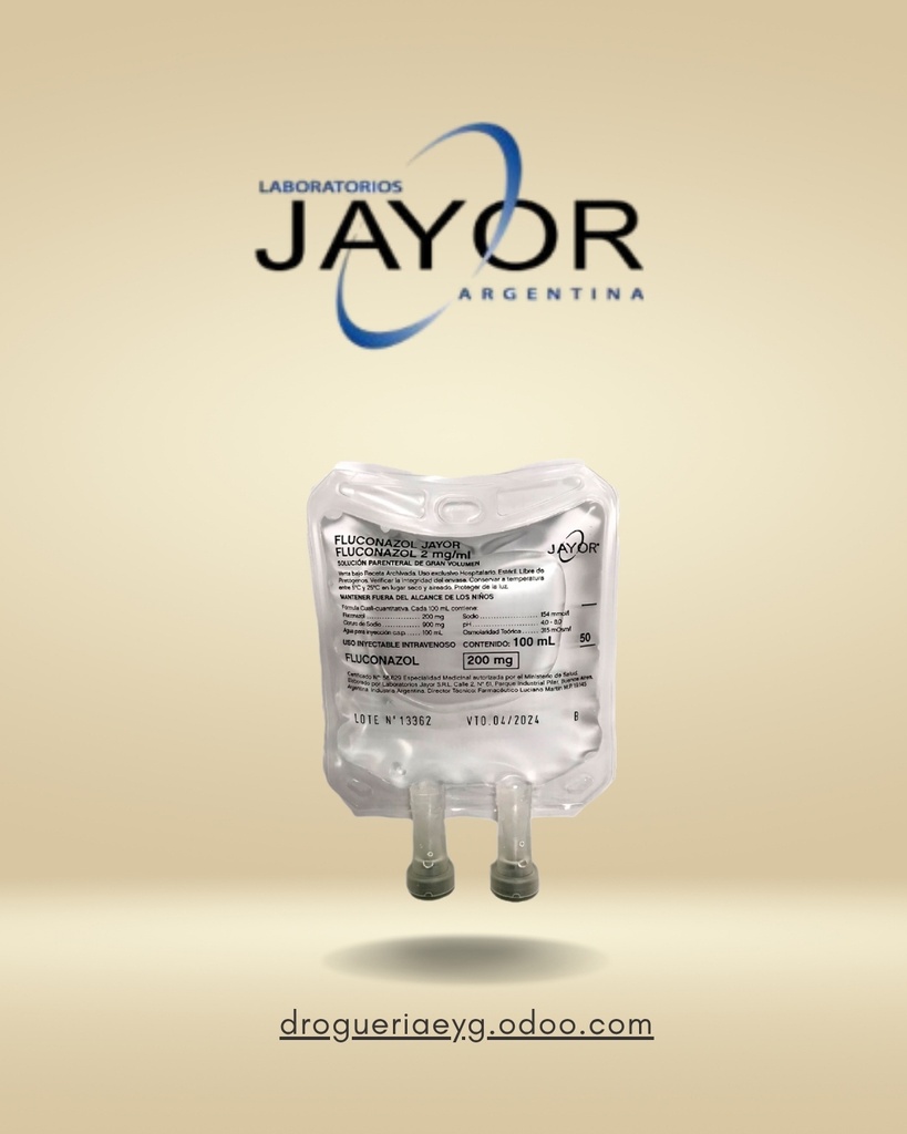 FLUCONAZOL 100 ML C/B AMBAR - JAYOR 