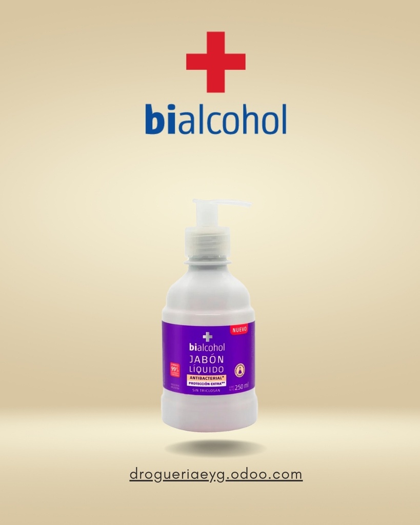 JABON ANTIBACTERIAL EXTRA PROTECCION X 250ML - BIOALCOHOL *