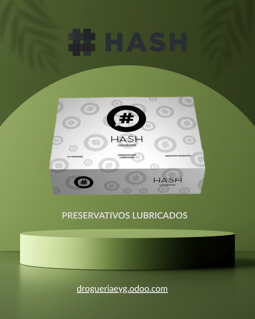 PRESERVATIVOS LUBRICADOS - HASH 