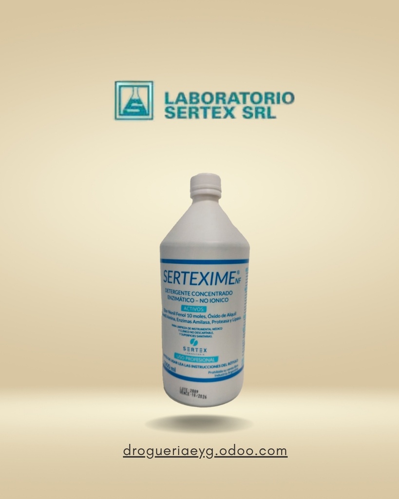 SERTEXIME NF BOTELLA X 1L * DETERGENTE ENZIMATICO