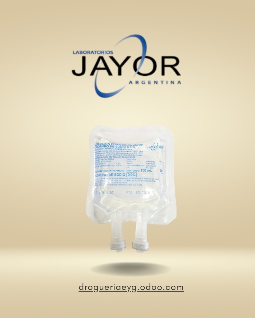 SOLUCION FISIOLOGICA X 100 ML JAYOR