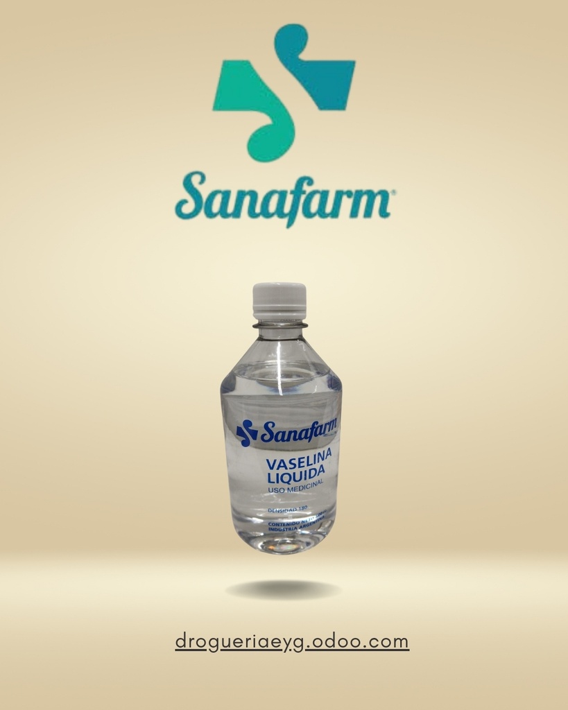 VASELINA LIQUIDA X 500CC. - SANAFARM 