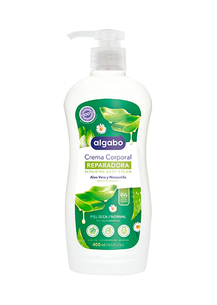 ALGABO CREMA ALOE-MANZ 400ML *