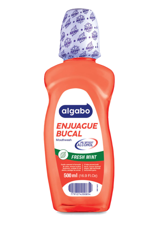 ALGABO ENJUAGUE BUCAL Fresh Mint 500