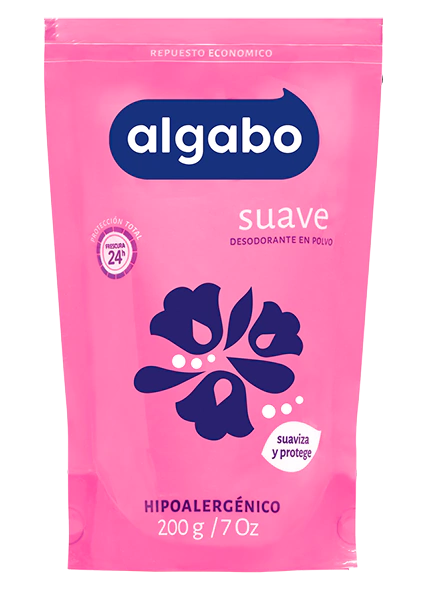 ALGABO TALCO POLVO REP. 200G ROSA (6030185) 