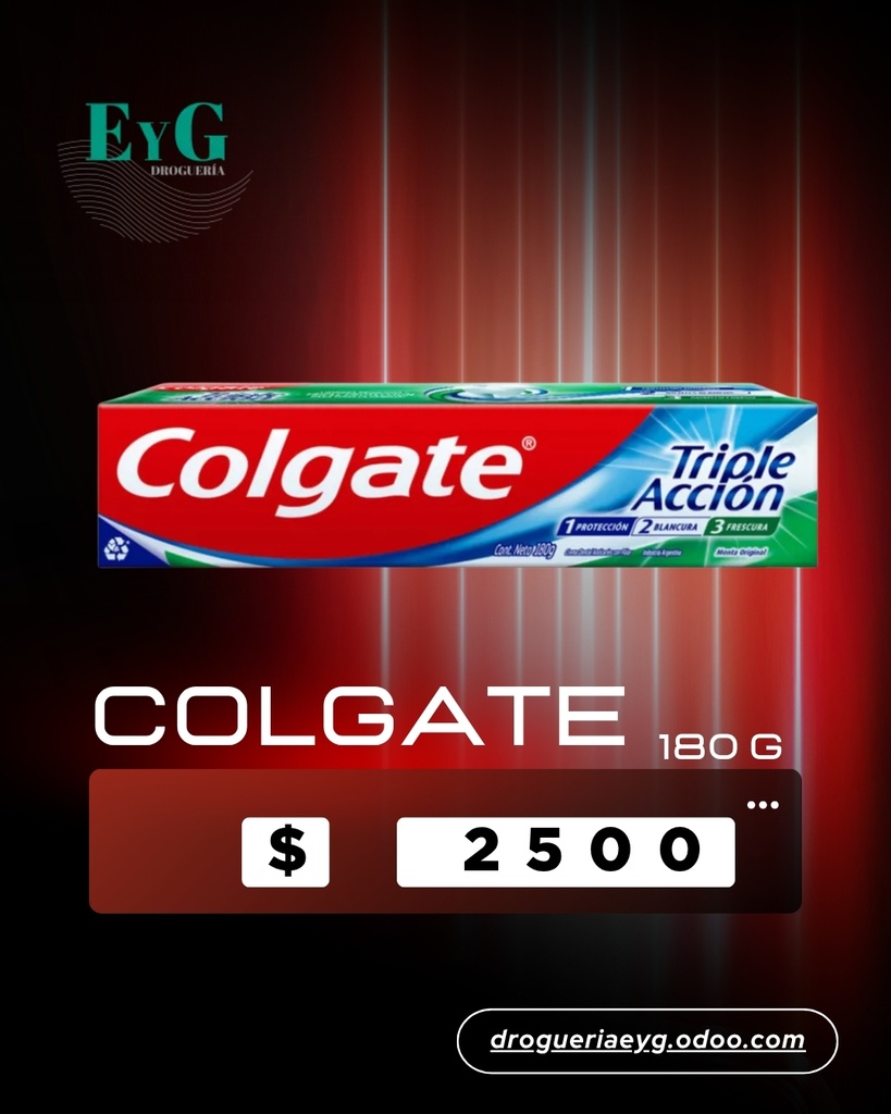 COLGATE TRIPLE ACCION X 180