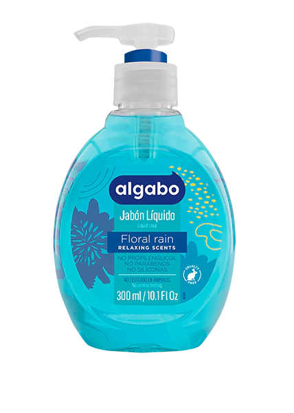 JABON LIQUIDO DISPENSER FLORAL RAIL 300ML (6040885)  - ALGABO