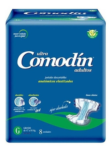 PAÑAL  ANATOMICO "G" x 8 U - COMODIN