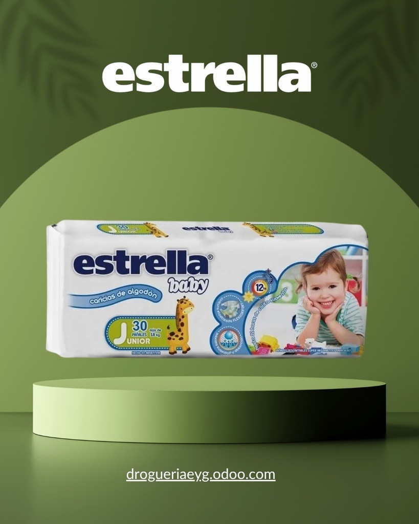 PAÑAL ESTRELLA "J" x 30 U