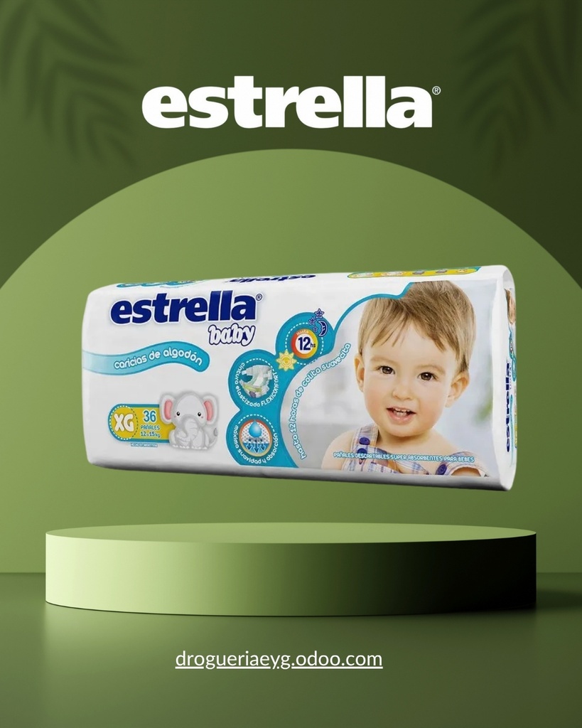 PAÑAL ESTRELLA "XG" x 36 U