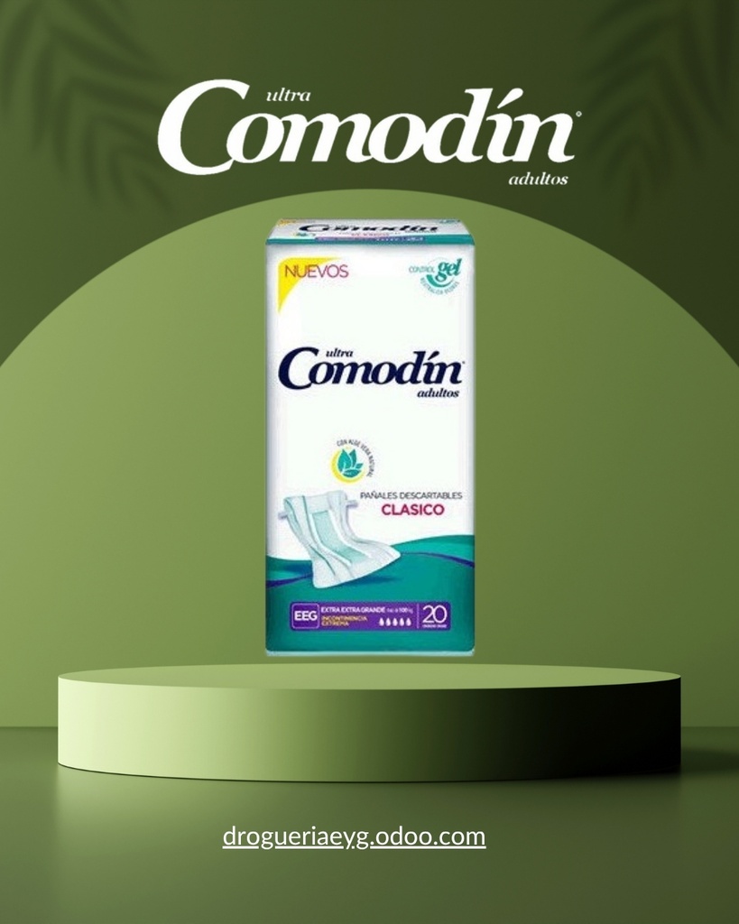 PAÑAL EXTRA "EG" x 20 U - COMODIN
