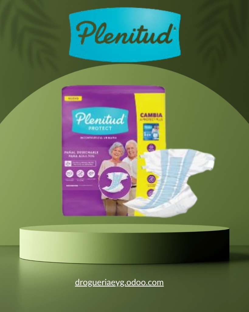 PAÑAL PLENITUD PROTECT C/BARRERA "XG" x 16 U