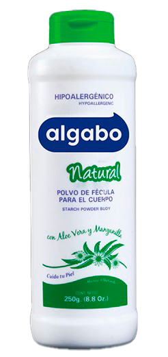 TALCO POLVO NATURAL 250G (6030614) - ALGABO 