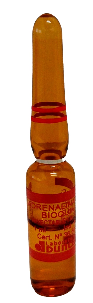 ADRENALINA 1% X 1 ML. AMP  - DUNCAN 