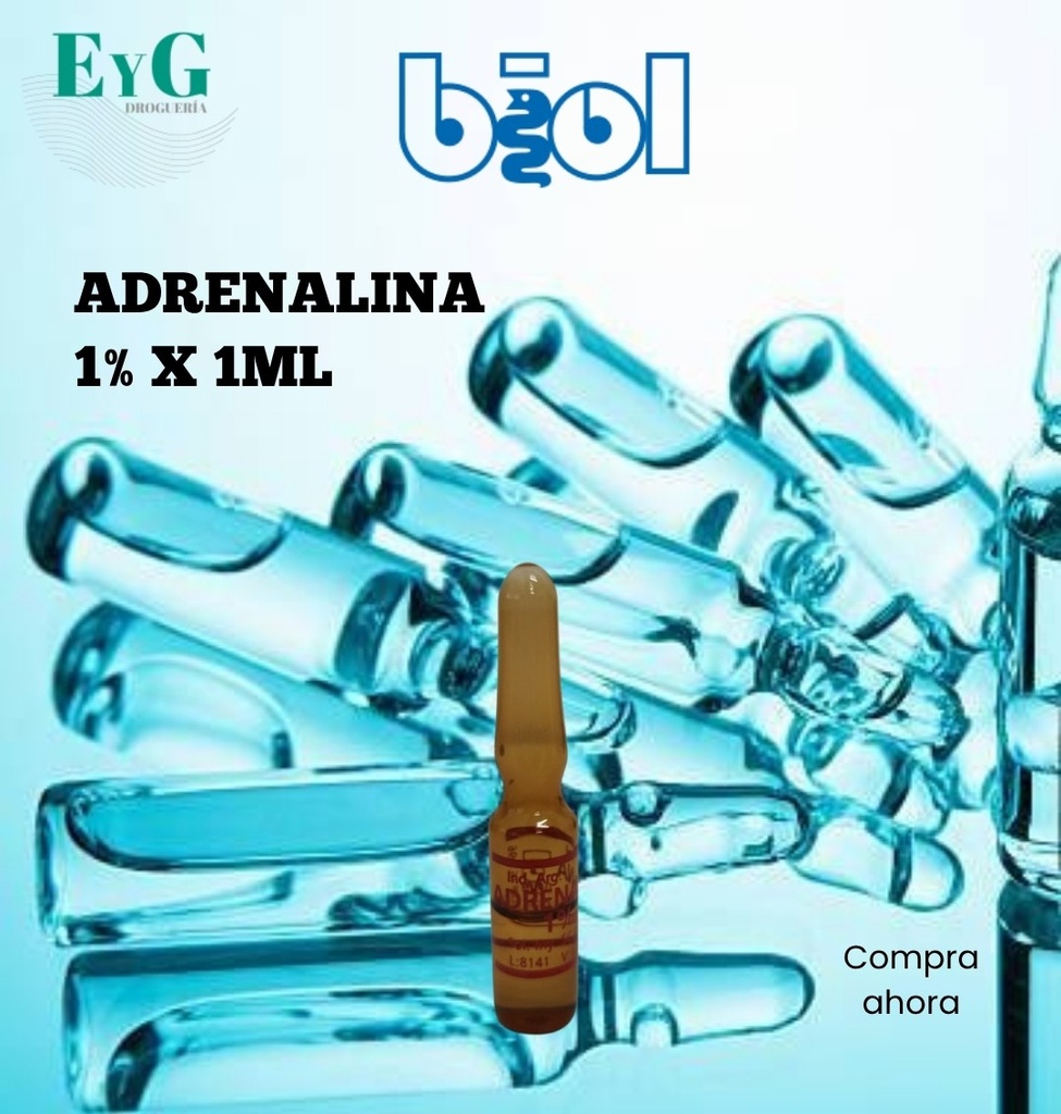 ADRENALINA 1% X 1ML - BIOL