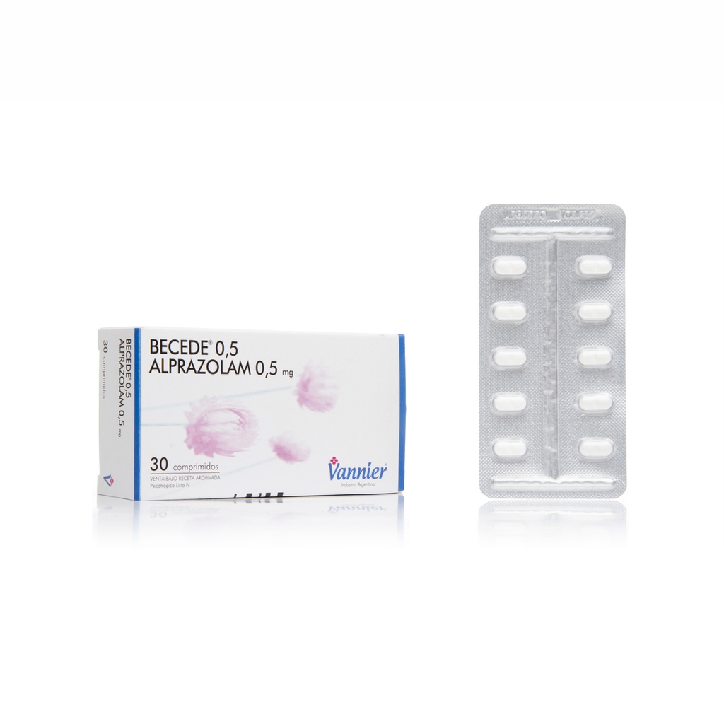 ALPRAZOLAM 0.5 MG X 10 COMP. -  VANNIER 