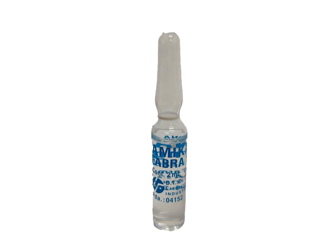 AMIKACINA 100 MG X 2 ML. AMP - FABRA 