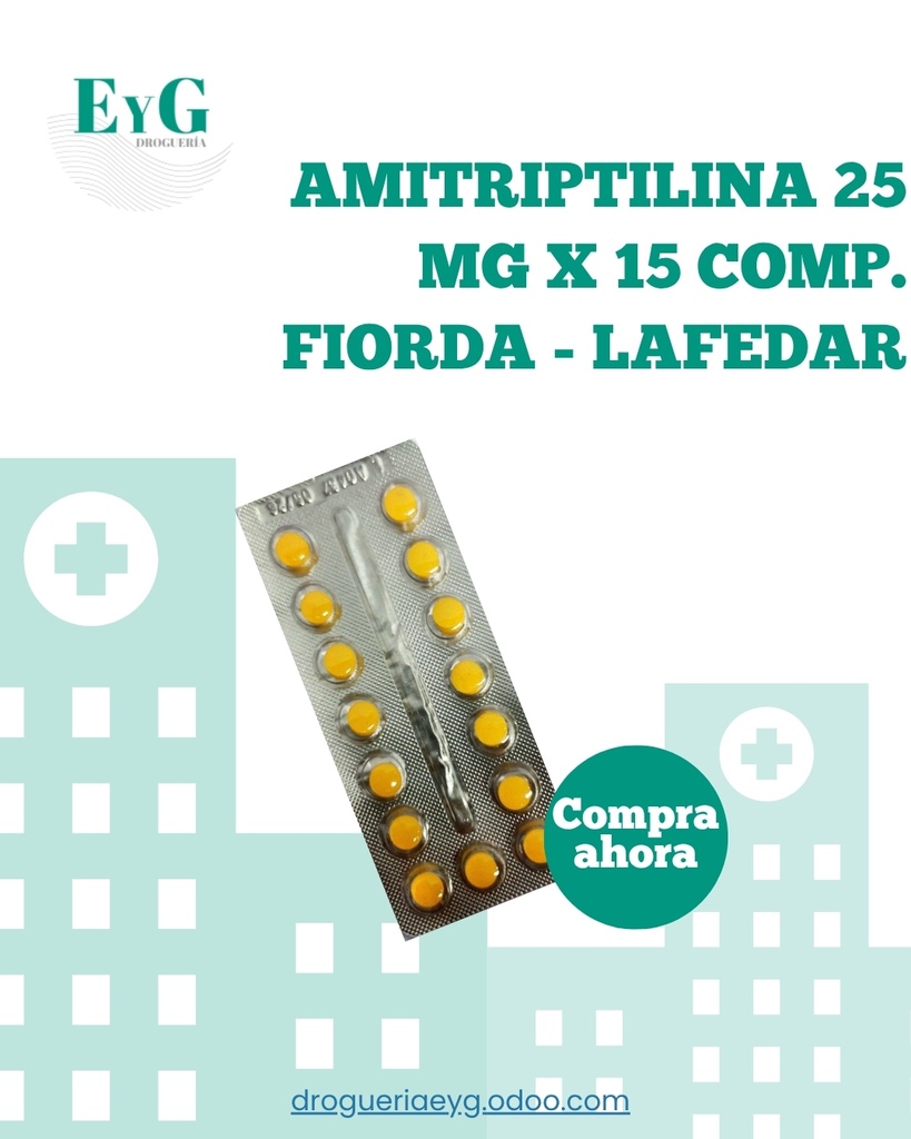 AMITRIPTILINA 25 MG X 15 COMP. FIORDA - LAFEDAR