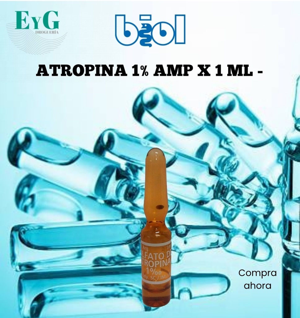 ATROPINA 1% AMP  X 1 ML  -  BIOL 
