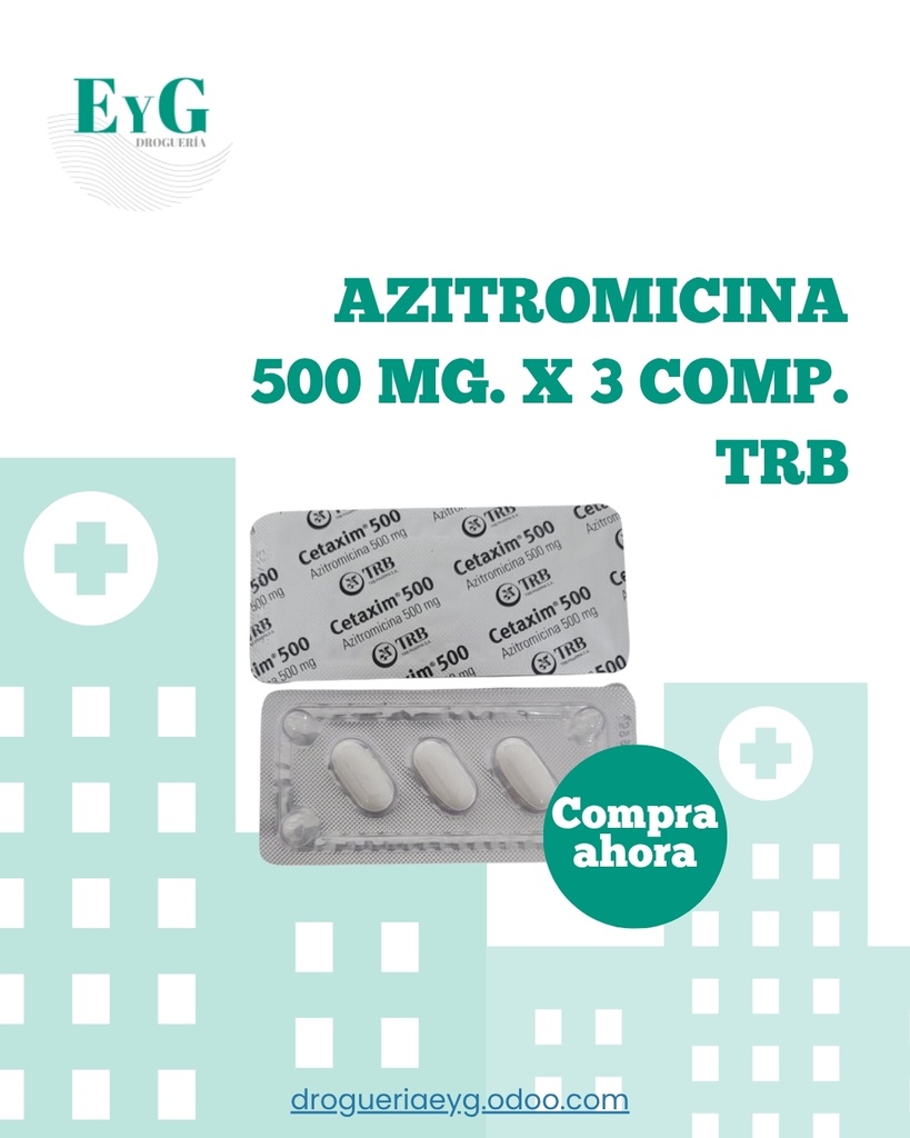 AZITROMICINA 500 MG. X 3 COMP. - TRB