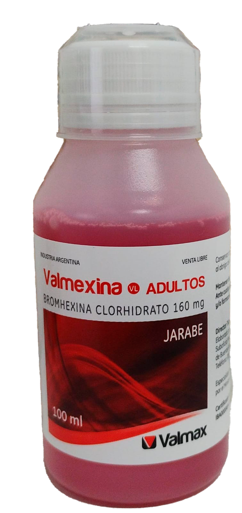 BROMHEXINA 1.6GR. SUSP X 100ML. - ADULTO- VALMAX 