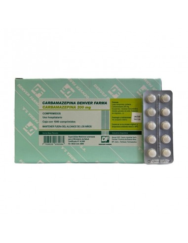 CARBAMAZEPINA 200 MG X 10 COMP - DENVER FARMA 