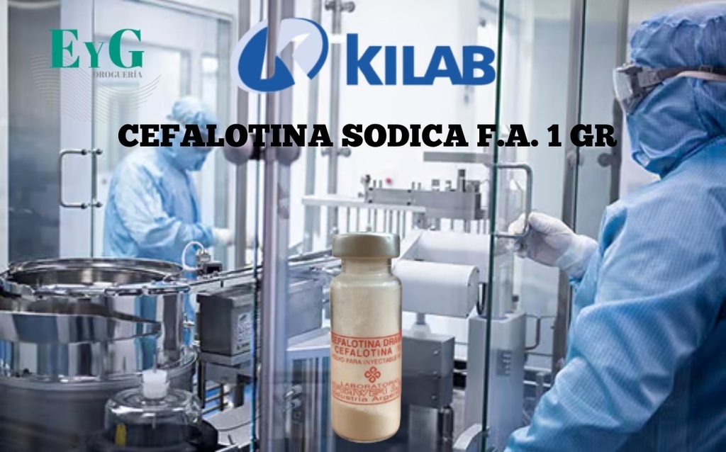 CEFALOTINA SODICA F.A. 1 GR - KILAB 